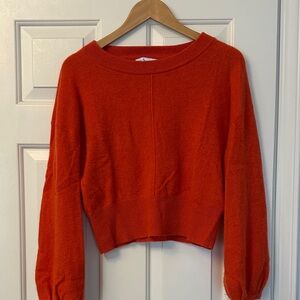 Women's Orange Sweater - 100% cashmere